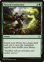 Magic the Gathering Card - Natural Connection - MTG Circle