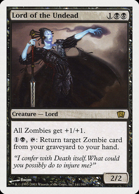 Magic the Gathering Card - Lord of the Undead - MTG Circle