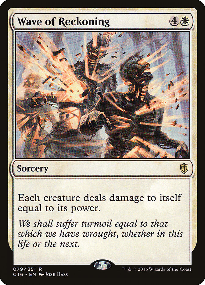Magic the Gathering Card - Wave of Reckoning - MTG Circle