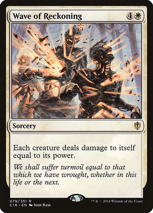Magic the Gathering Card - Wave of Reckoning - MTG Circle