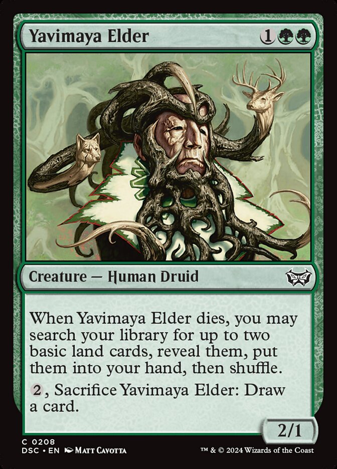 Magic the Gathering Card - Yavimaya Elder - MTG Circle