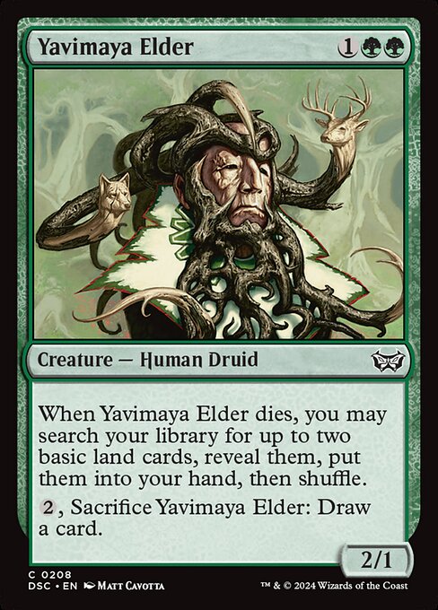 Magic the Gathering Card - Yavimaya Elder - MTG Circle
