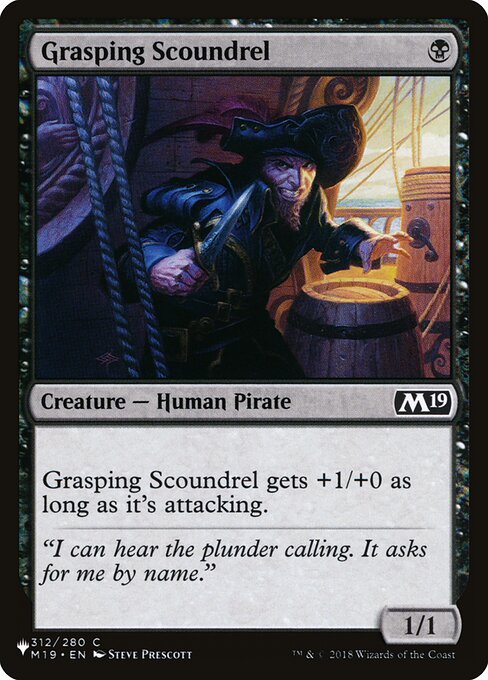 Magic the Gathering Card - Grasping Scoundrel - MTG Circle