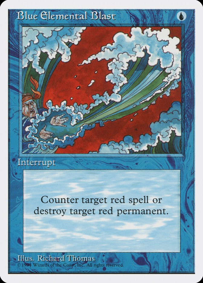 Magic the Gathering Card - Blue Elemental Blast - MTG Circle