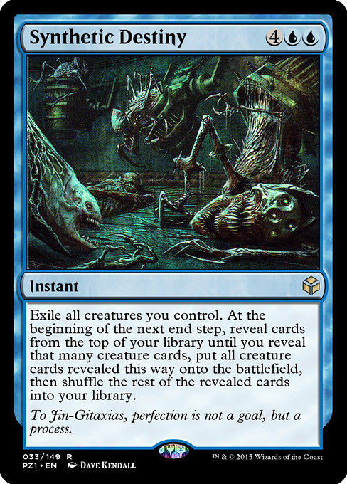 Magic the Gathering Card - Synthetic Destiny - MTG Circle