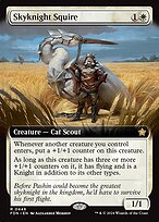 Magic the Gathering Card - Skyknight Squire - MTG Circle