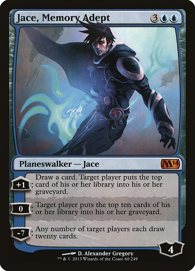 Magic the Gathering Card - Jace, Memory Adept - MTG Circle