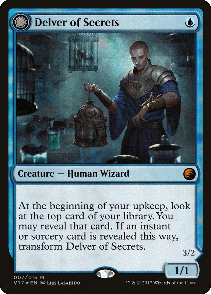 Magic the Gathering Card - Delver of Secrets - MTG Circle