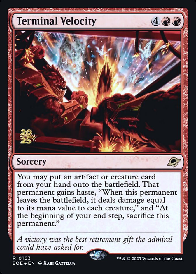 Magic the Gathering Card - Terminal Velocity - MTG Circle