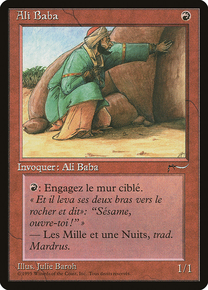 Magic the Gathering Card - Ali Baba - MTG Circle