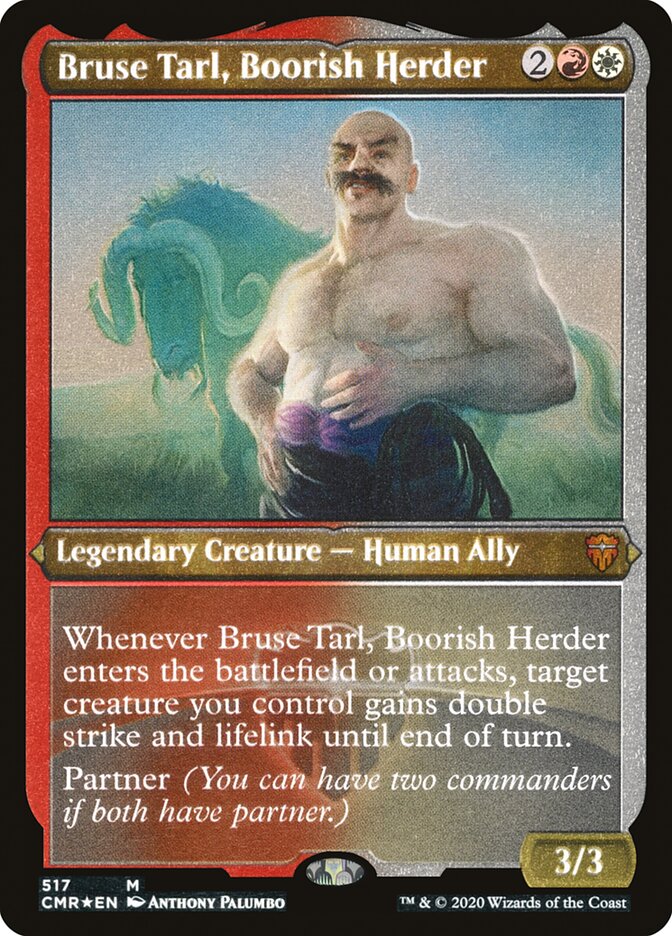 Magic the Gathering Card - Bruse Tarl, Boorish Herder - MTG Circle