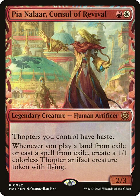 Magic the Gathering Card - Pia Nalaar, Consul of Revival - MTG Circle