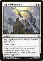 Magic the Gathering Card - Topple the Statue - MTG Circle
