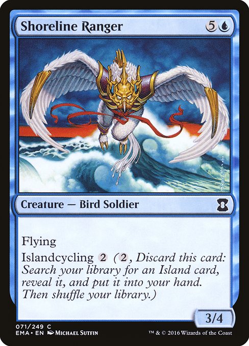 Magic the Gathering Card - Shoreline Ranger - MTG Circle