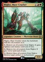 Magic the Gathering Card - Migloz, Maze Crusher - MTG Circle