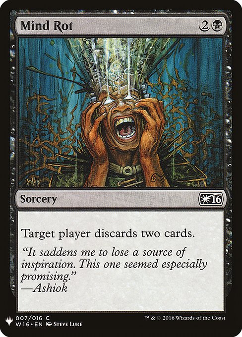 Magic the Gathering Card - Mind Rot - MTG Circle