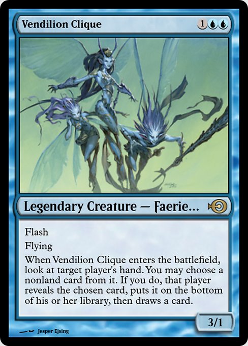 Magic the Gathering Card - Vendilion Clique - MTG Circle