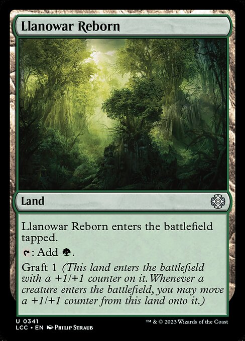 Magic the Gathering Card - Llanowar Reborn - MTG Circle