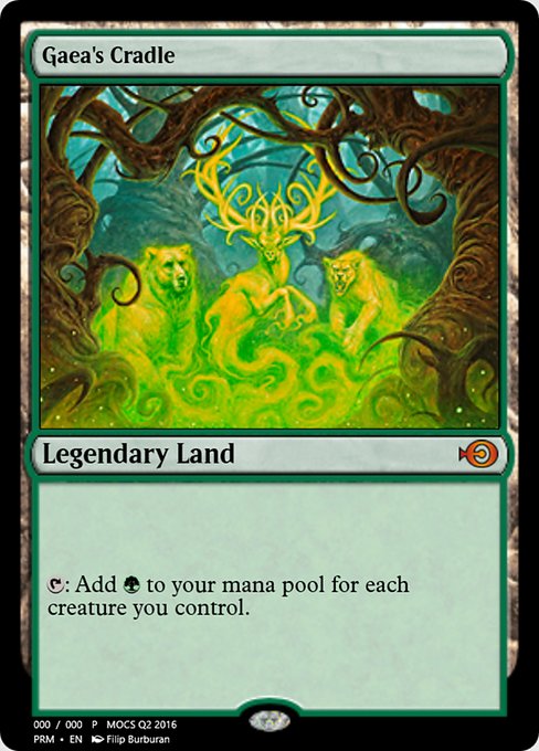 Magic the Gathering Card - Gaea's Cradle - MTG Circle