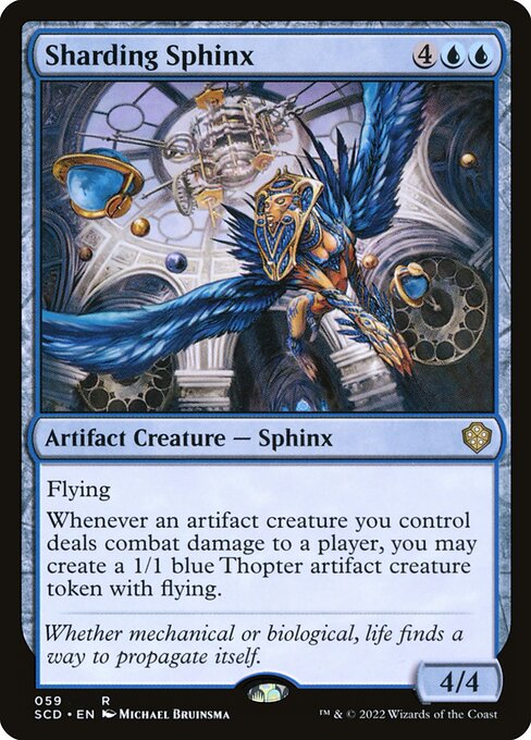 Magic the Gathering Card - Sharding Sphinx - MTG Circle