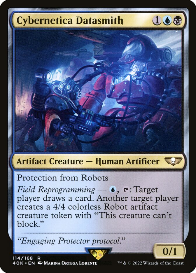 Magic the Gathering Card - Cybernetica Datasmith - MTG Circle