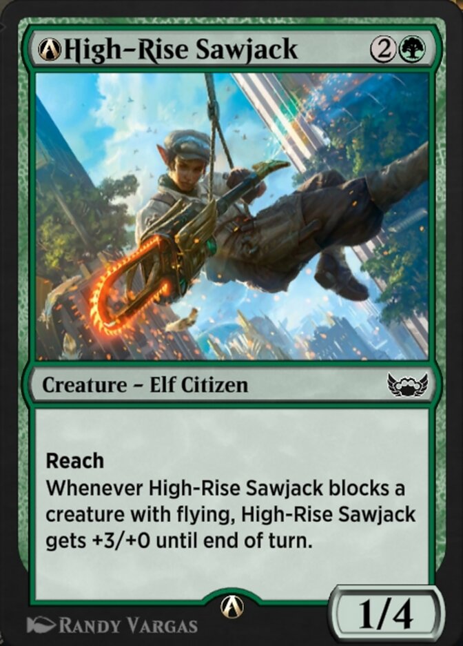 Magic the Gathering Card - A-High-Rise Sawjack - MTG Circle