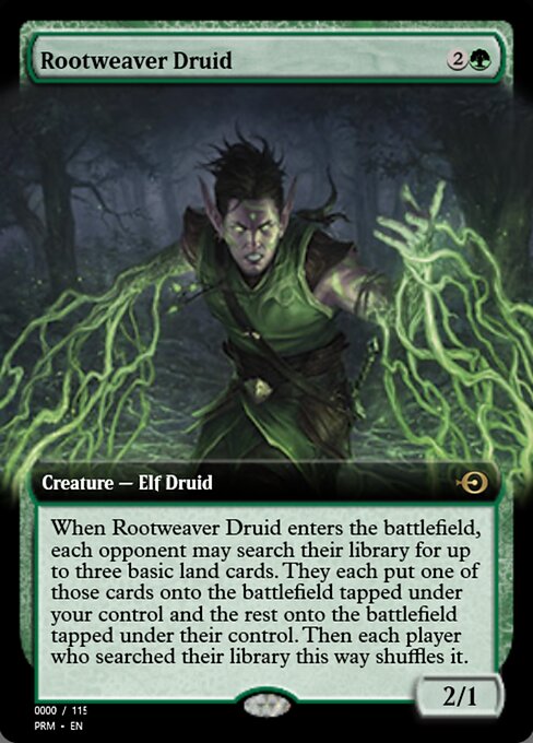 Magic the Gathering Card - Rootweaver Druid - MTG Circle