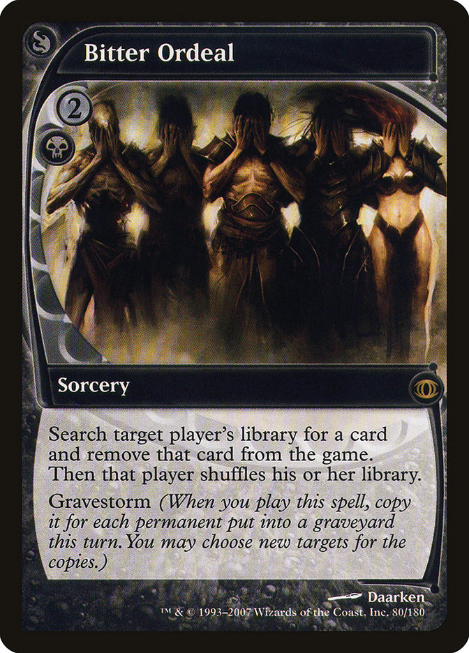 Magic the Gathering Card - Bitter Ordeal - MTG Circle