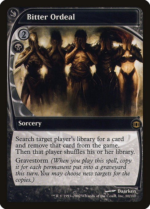 Magic the Gathering Card - Bitter Ordeal - MTG Circle