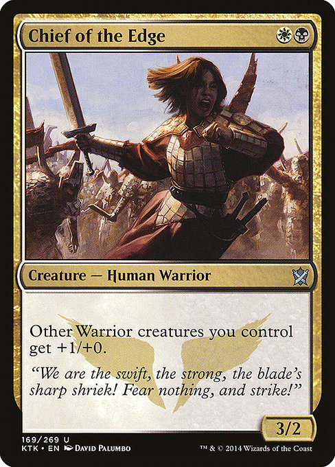 Magic the Gathering Card - Chief of the Edge - MTG Circle