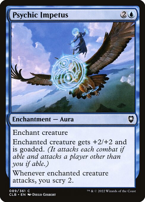 Magic the Gathering Card - Psychic Impetus - MTG Circle