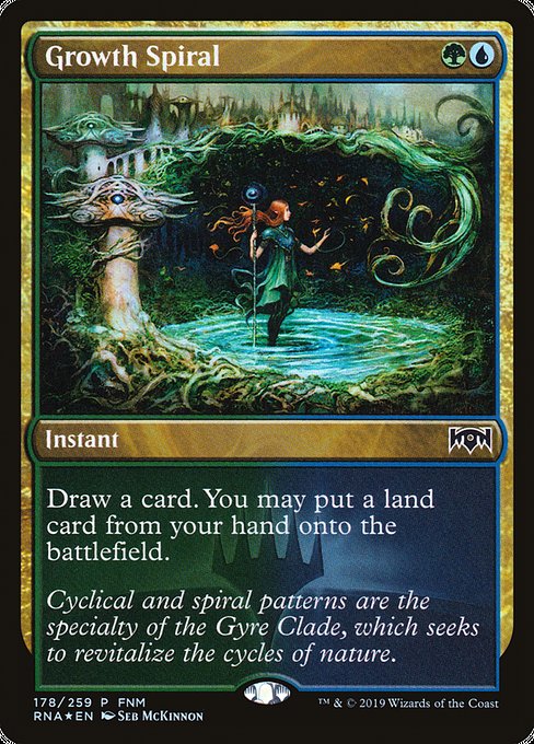 Magic the Gathering Card - Growth Spiral - MTG Circle
