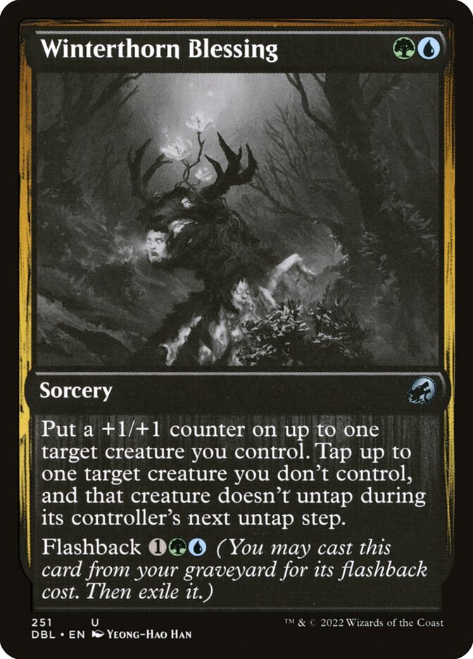 Magic the Gathering Card - Winterthorn Blessing - MTG Circle