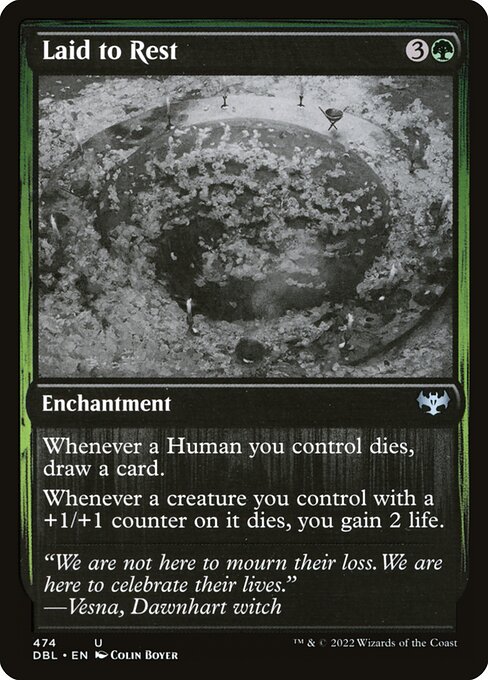 Magic the Gathering Card - Laid to Rest - MTG Circle
