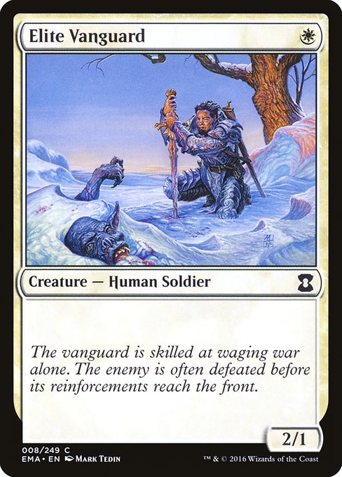 Magic the Gathering Card - Elite Vanguard - MTG Circle