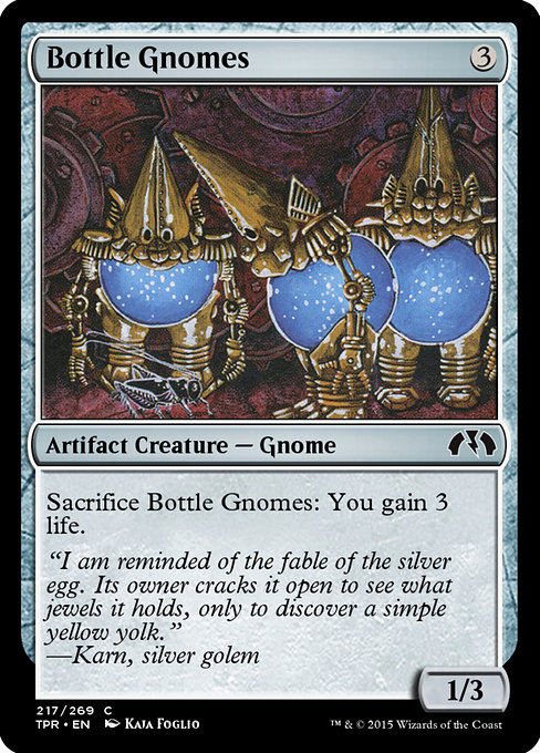Magic the Gathering Card - Bottle Gnomes - MTG Circle