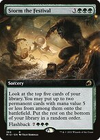 Magic the Gathering Card - Storm the Festival - MTG Circle