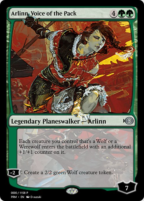 Magic the Gathering Card - Arlinn, Voice of the Pack - MTG Circle