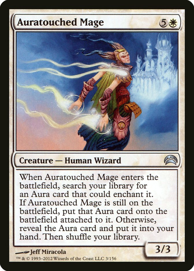 Magic the Gathering Card - Auratouched Mage - MTG Circle