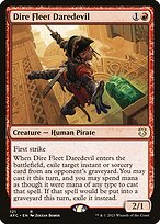 Magic the Gathering Card - Dire Fleet Daredevil - MTG Circle