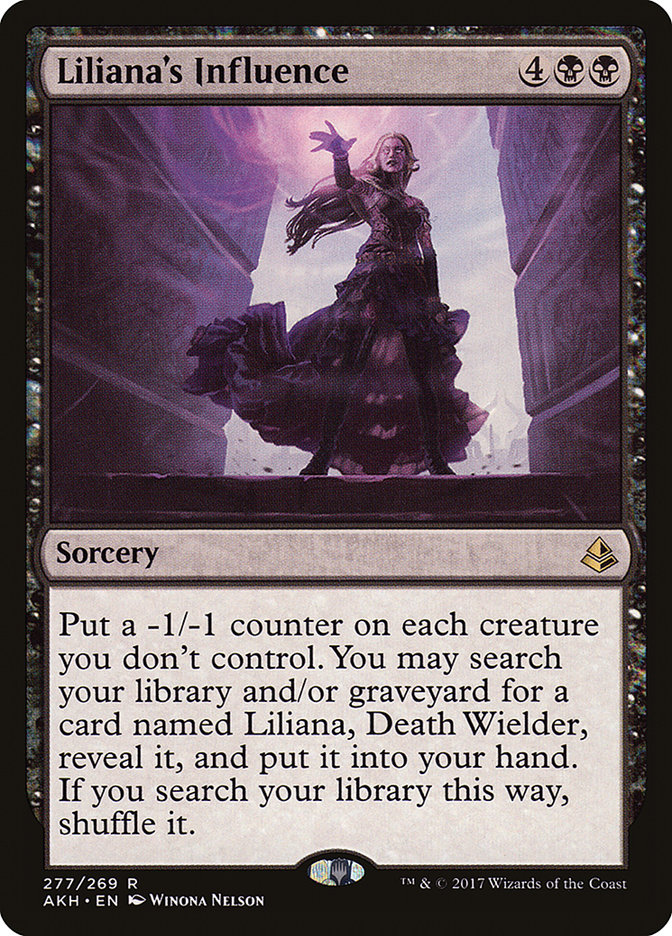 Magic the Gathering Card - Liliana's Influence - MTG Circle