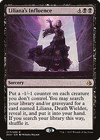 Magic the Gathering Card - Liliana's Influence - MTG Circle