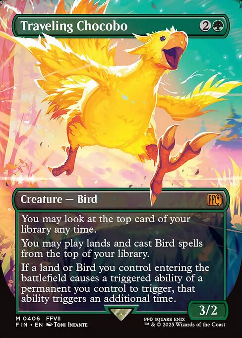 Magic the Gathering Card - Traveling Chocobo - MTG Circle
