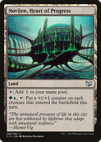 Magic the Gathering Card - Novijen, Heart of Progress - MTG Circle