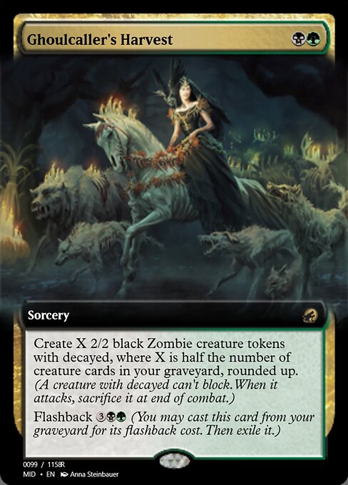 Magic the Gathering Card - Ghoulcaller's Harvest - MTG Circle