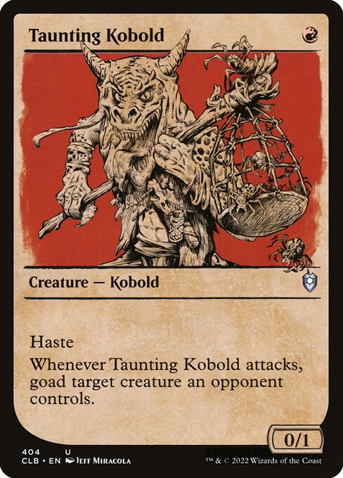 Magic the Gathering Card - Taunting Kobold - MTG Circle