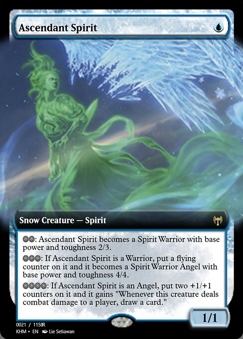 Magic the Gathering Card - Ascendant Spirit - MTG Circle