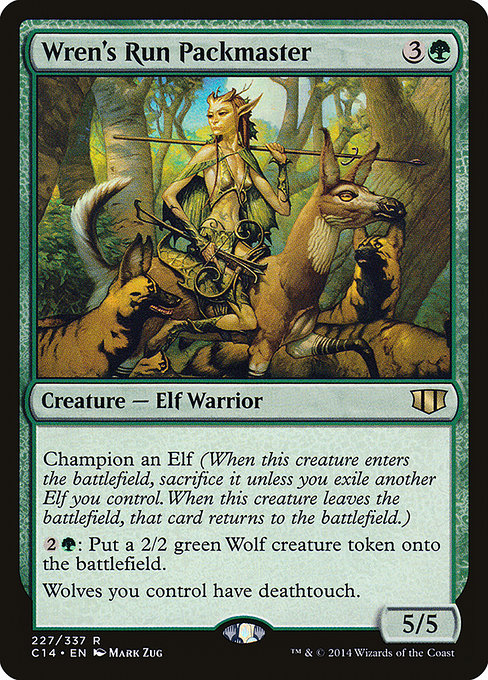 Magic the Gathering Card - Wren's Run Packmaster - MTG Circle