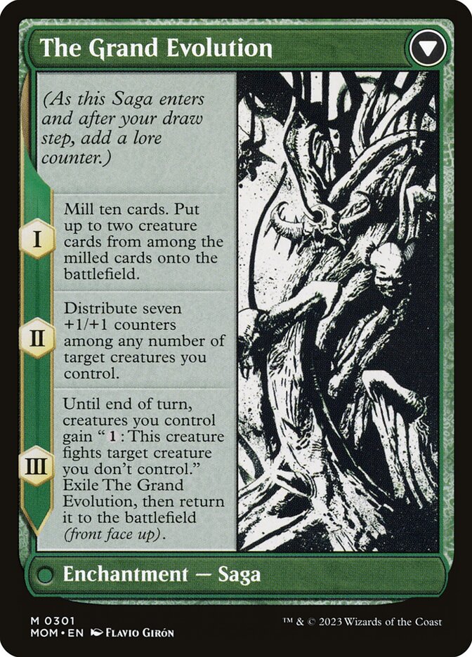 Magic the Gathering Card - The Grand Evolution - MTG Circle