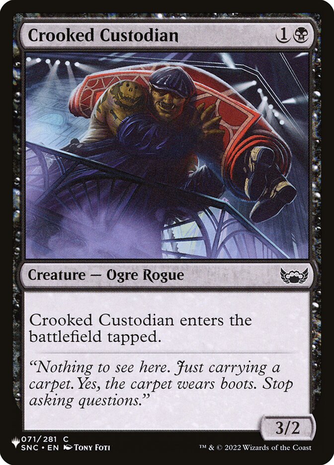 Magic the Gathering Card - Crooked Custodian - MTG Circle